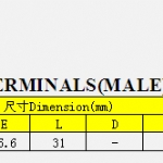 6-250直型公端子