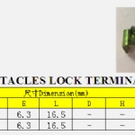1-187型锁扣端子公母端